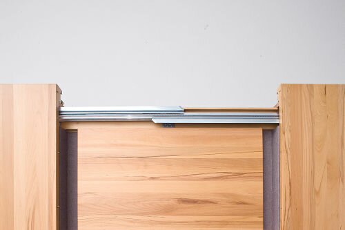 Detailansicht des Auszugmechanismus, Vogelperspektive