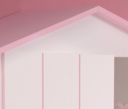 Jugendzimmer Kinderzimmer weiss rosa Detail1