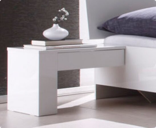 Jugendzimmer Schlafzimmer wei Hochglanz Lack Molfetta9