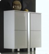 Highboard weiss Hochglanz Lack Italien Kommode Vita