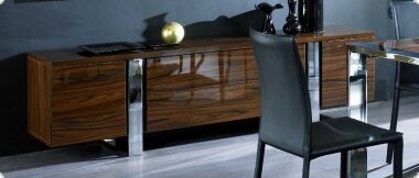 Lowboard Sideboard palisander Hochglanz Lack Italien Nevita11