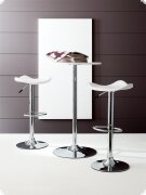 Barhocker 2 Stk Wei Chrom Bistrotisch Sassi