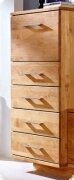 Garderobe Flurgarderobe Kernbuche massiv gelt Queen1