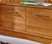 Garderobe Flurgarderobe Kernbuche massiv gelt Queen1