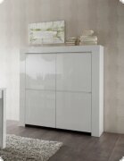 Highboard Kommode wei Hochglanz Lack Italien Livorno3