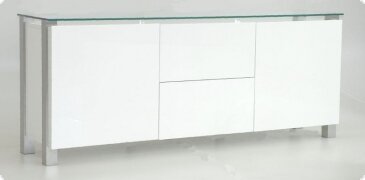 Sideboard Kommode wei oder schwarz Hochglanz Lack Italien Savonio12