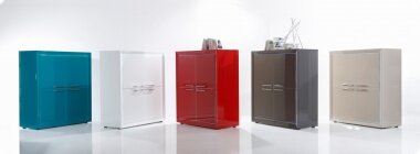 Hochglanz Highboard Kommode echt lackiert aus Italien Vicenza4