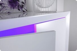 Hochglanz Highboard Kommode echt lackiert aus Italien Vicenza4