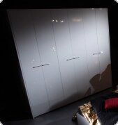 Kleiderschrank Drehtrenschrank wei lackiert Hochglanz Ambrova2