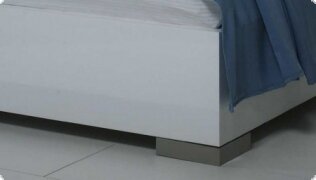 Bett Doppelbett Domicilio, 180 X 200 wei echt Hochglanz Lack Italien