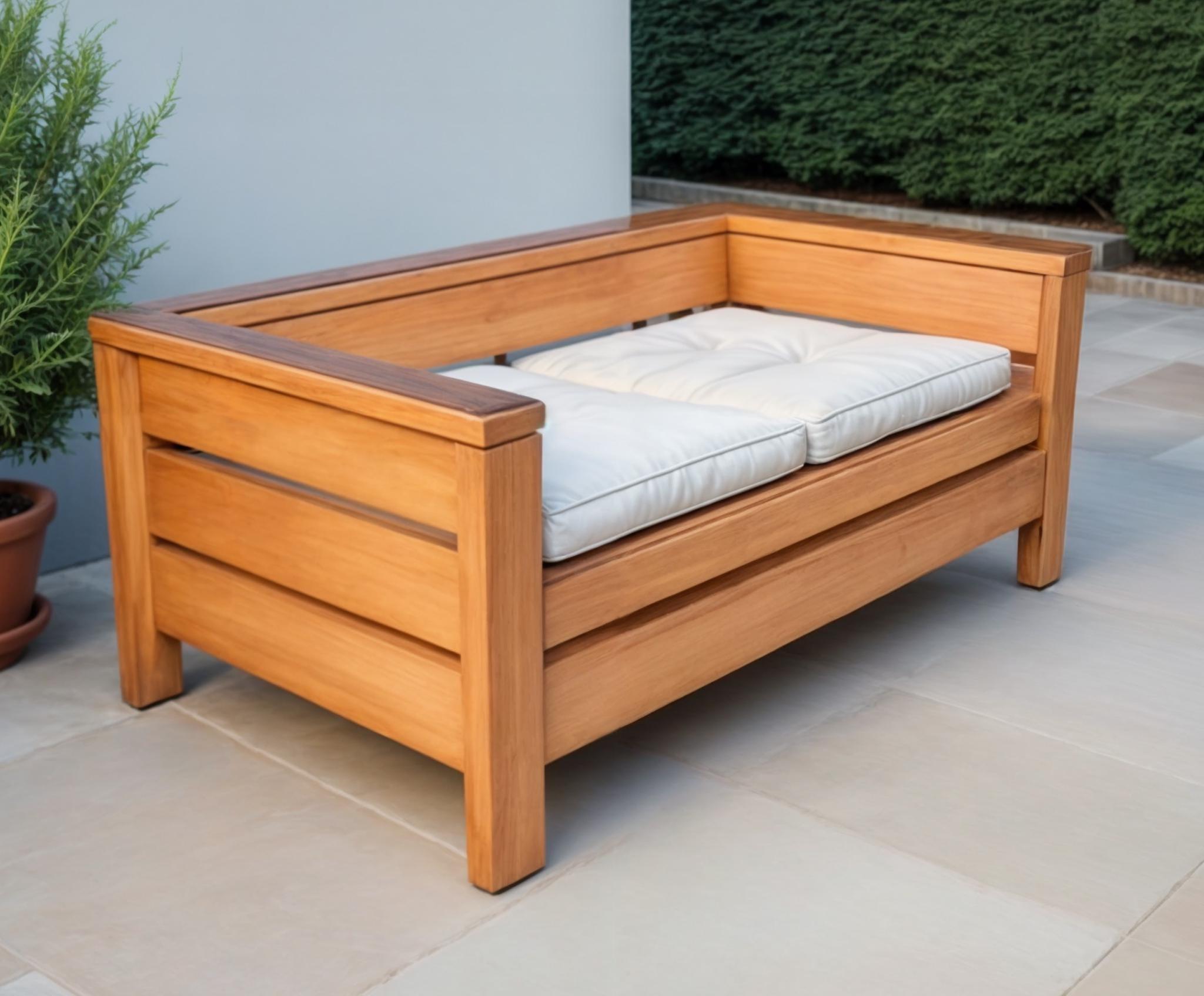 DIY Outdoor Sofa Pläne: 2x4 & 2x6 Terrassenbank (PDF Download ...