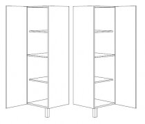 Badmbel Badschrank schwarz Hochglanz Lack Creation