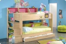 Hochbett Etagenbett Kernbuche Bibu