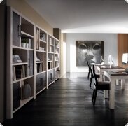 Bambus B&uuml;cherregal Bibliothek B&uuml;cherwand aus Italien Ampia4