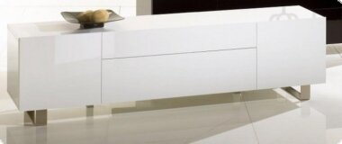 Sideboard weiss Hochglanz Lack Lowboard Italien Stella