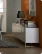 Sideboard Hochglanz Lack Lowboard weiss Hochglanz Lack Italien Stella